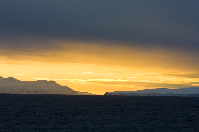 Sunset Over The Antarctic Peninsula